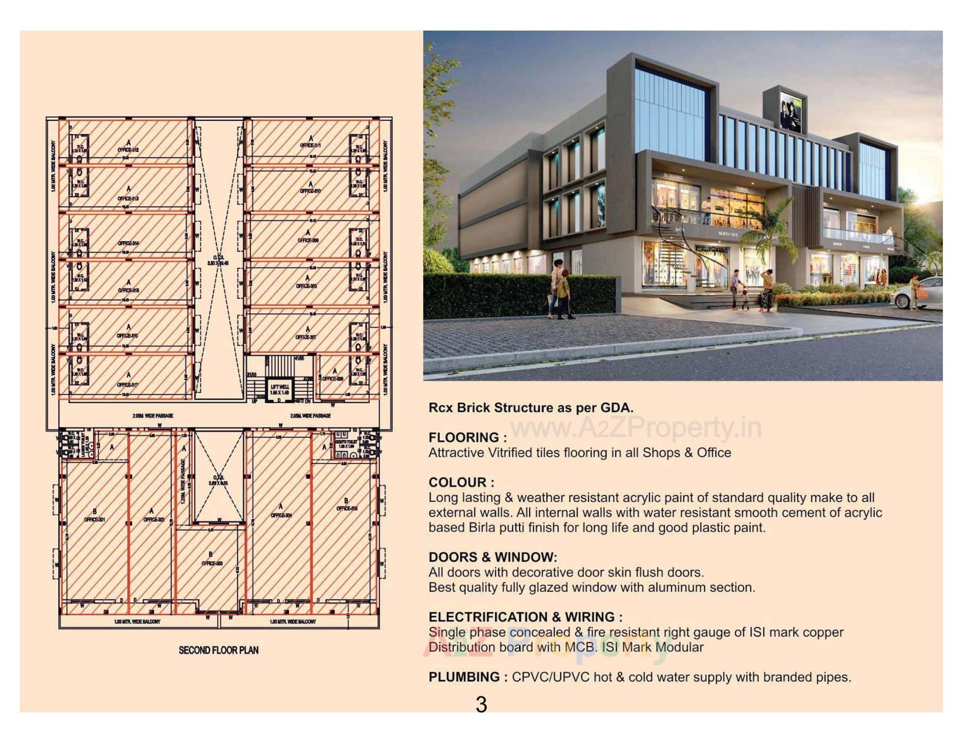  of real estate project Shreenathji Heights located at Gandhidham, Kutch, Gujarat