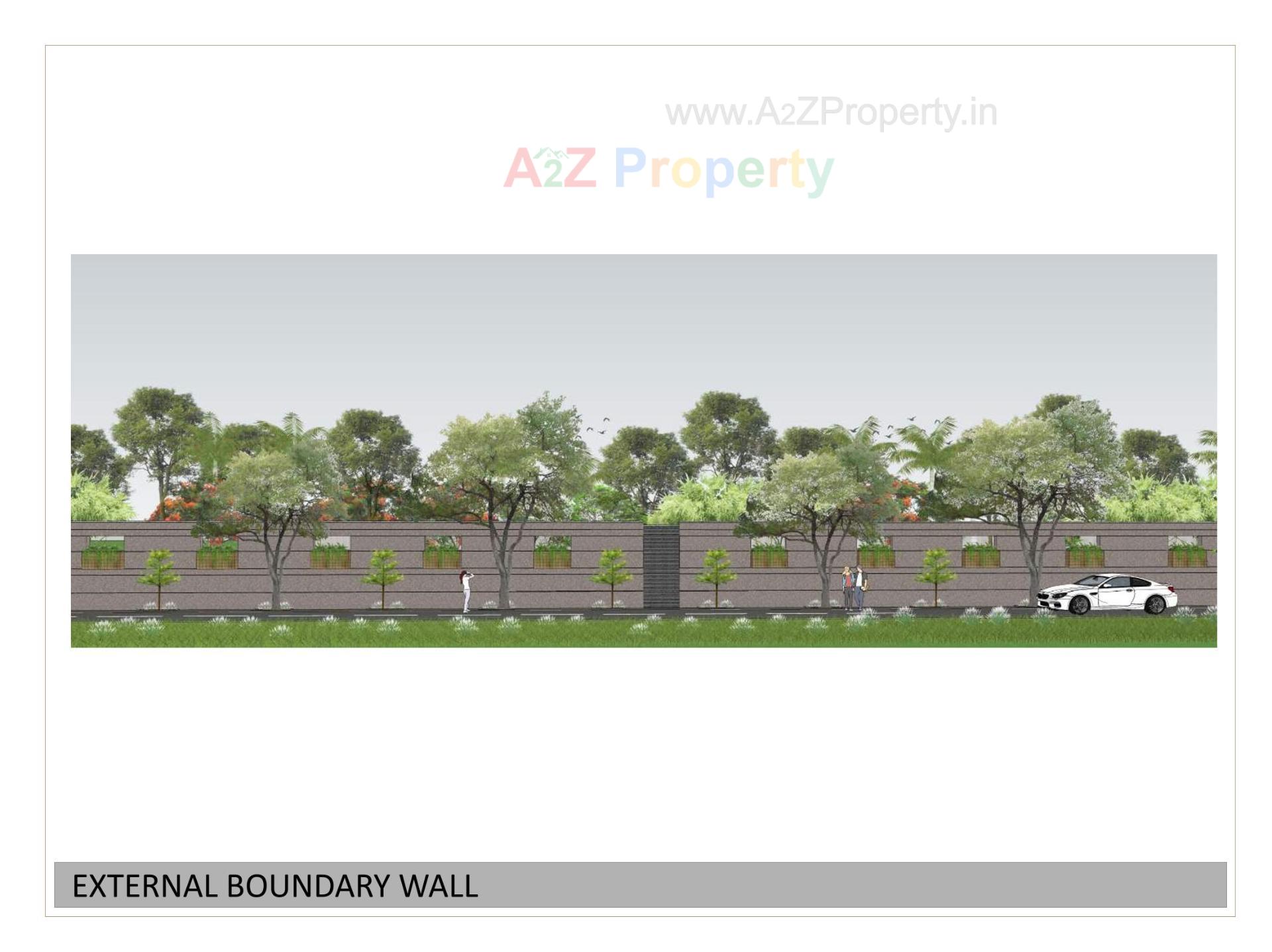 Layout of real estate project Trivak City Square located at Anjar, Kutch, Gujarat
