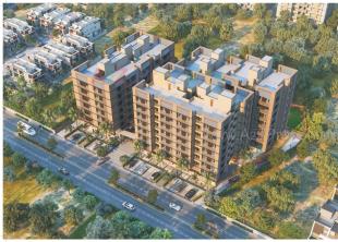 Elevation of real estate project Aakar Elegance located at Nagalpur, Mehsana, Gujarat