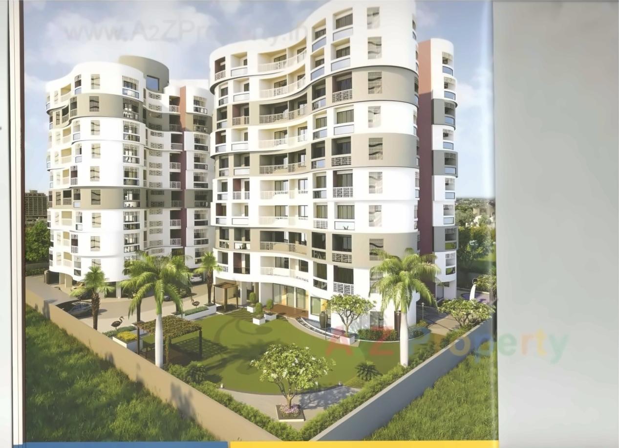 3D Elevation of real estate project Aarush Gloria located at Mehsana, Mehsana, Gujarat