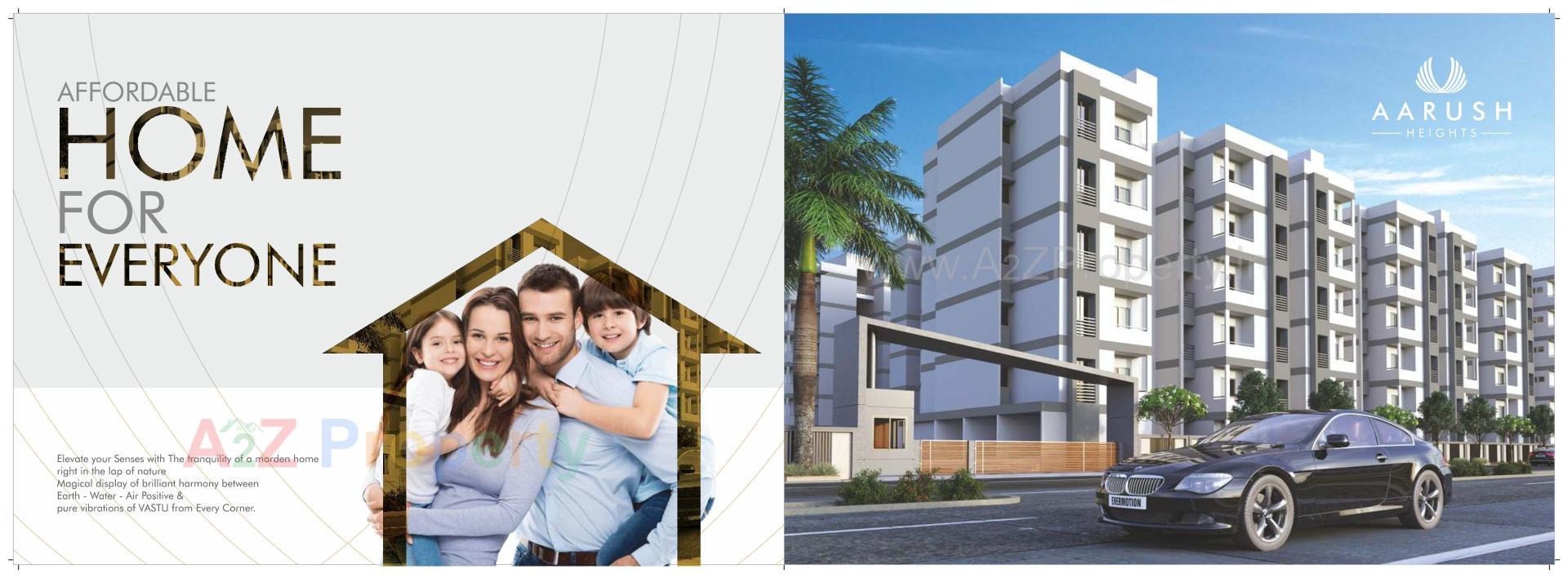 3D Elevation of real estate project Aarush Heights located at Mehsana, Mehsana, Gujarat
