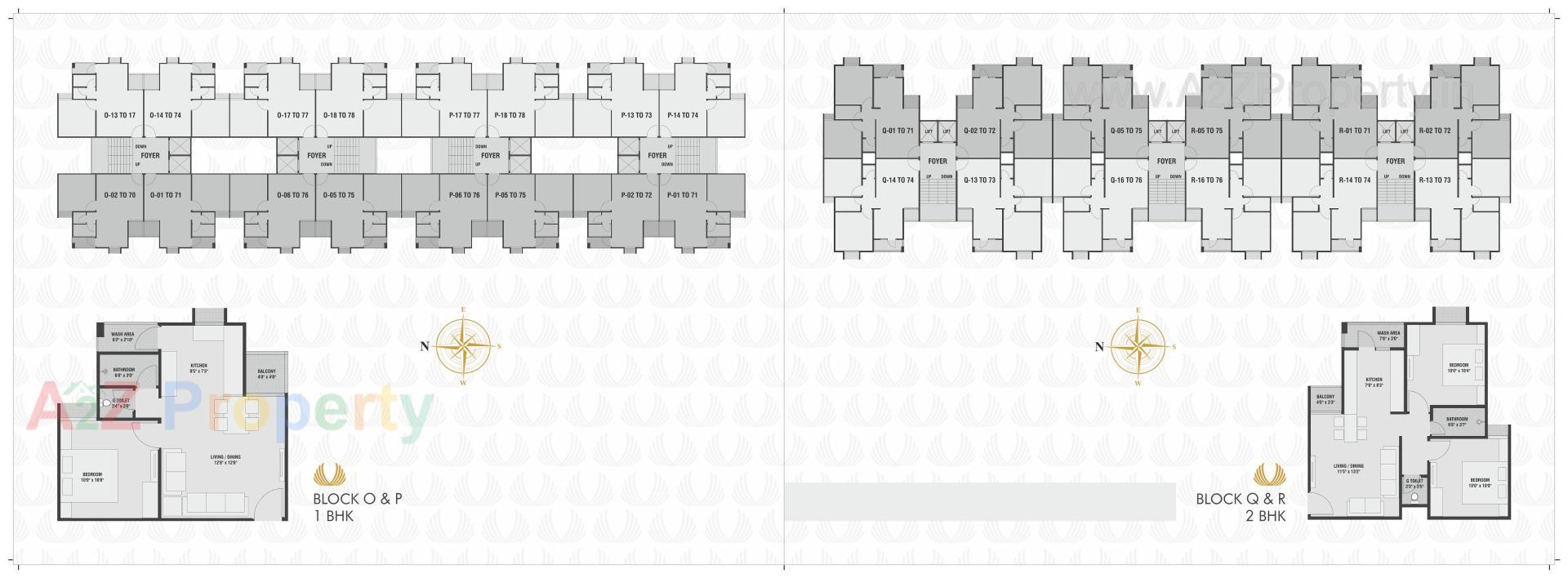 Layout of real estate project Aarush Heights located at Mehsana, Mehsana, Gujarat