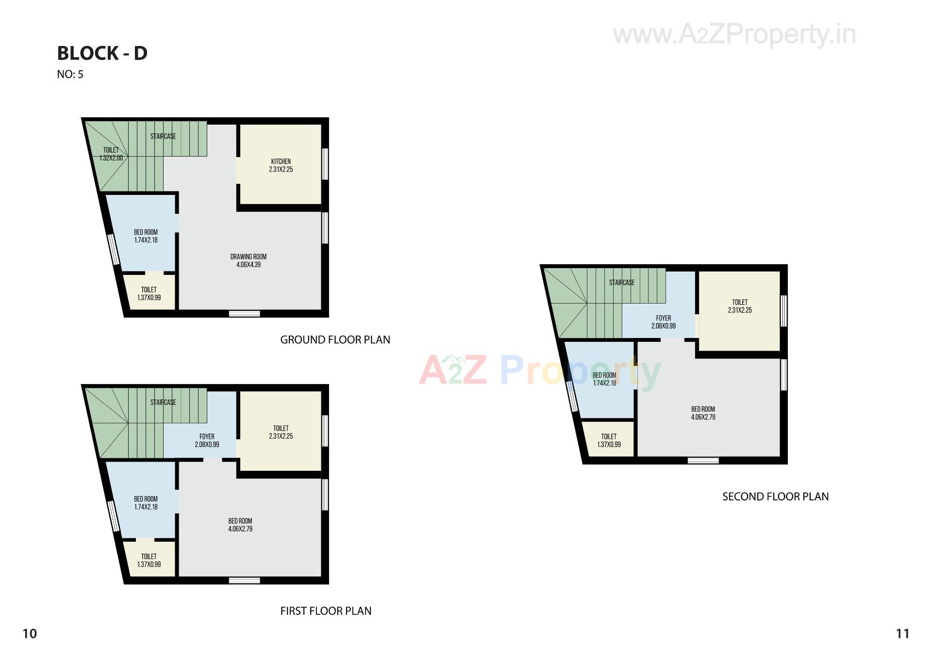 Layout of real estate project Aksharvilla Residency located at Mehsana, Mehsana, Gujarat