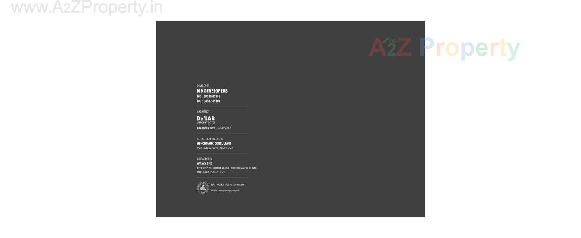  of real estate project Amaya One located at Kadi, Mehsana, Gujarat