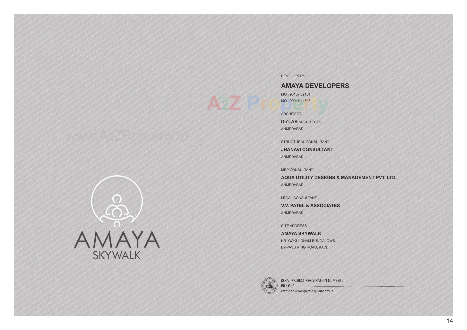  of real estate project Amaya Skywalk located at Kadi, Mehsana, Gujarat