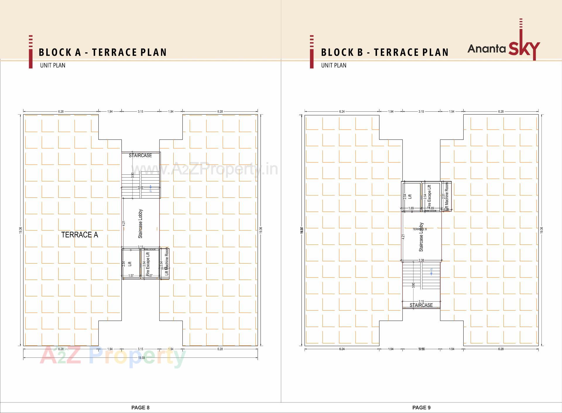 Layout of real estate project Ananta Sky located at Kadi, Mehsana, Gujarat