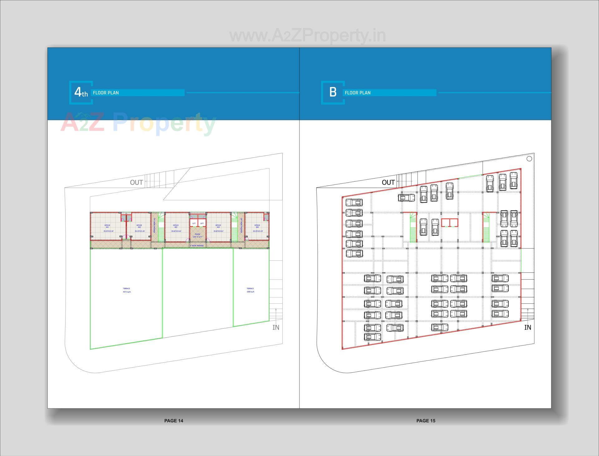 Layout of real estate project Anutham Square located at Kadi, Mehsana, Gujarat