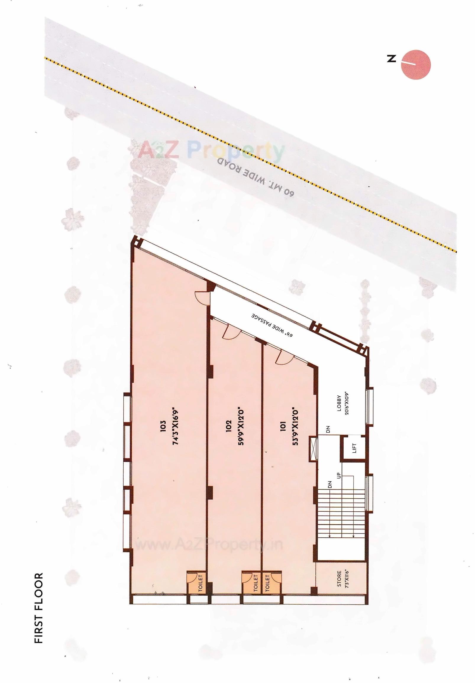 Layout of real estate project Ayunam Square located at Mehsana, Mehsana, Gujarat