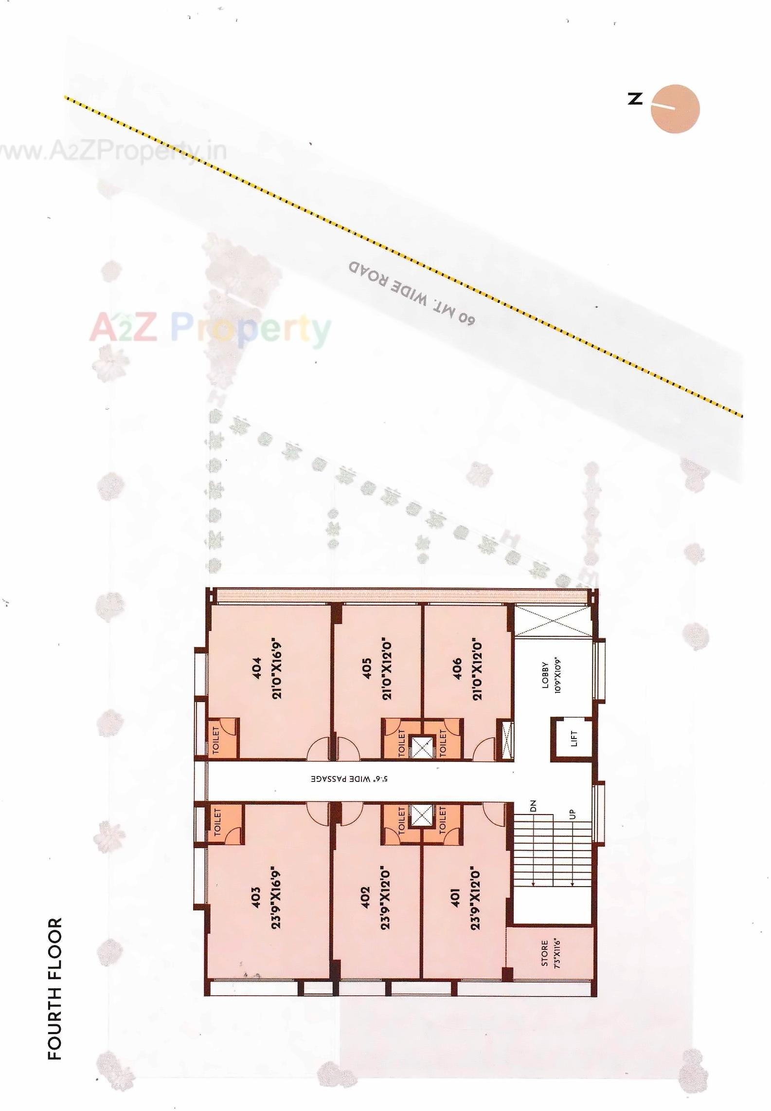 Layout of real estate project Ayunam Square located at Mehsana, Mehsana, Gujarat
