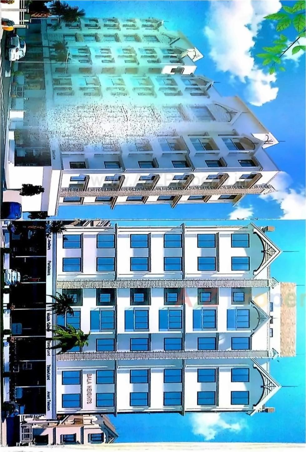 3D Elevation of real estate project Bala Height located at Nagalpur, Mehsana, Gujarat