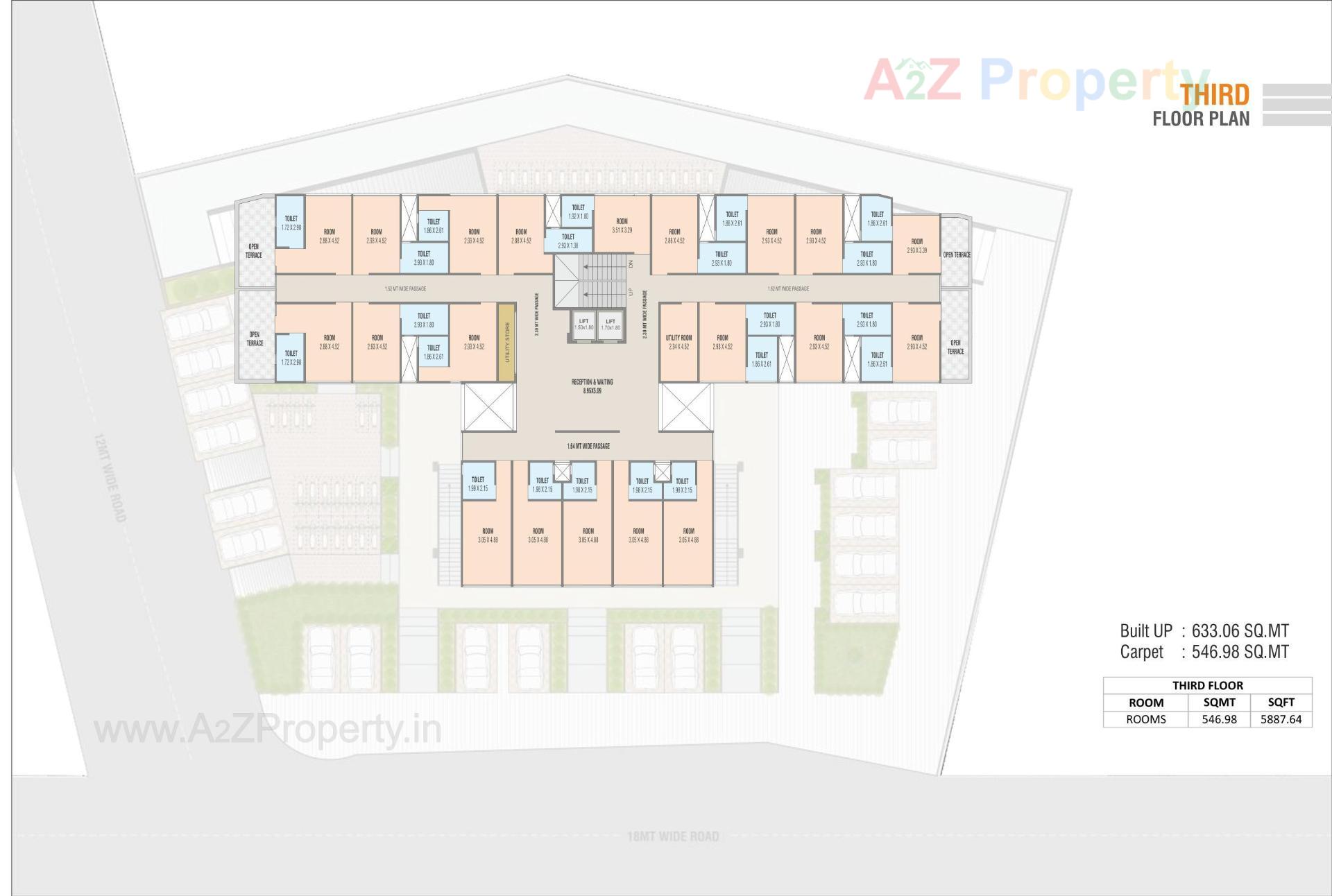 Layout of real estate project Bridge Corner located at Kadi, Mehsana, Gujarat