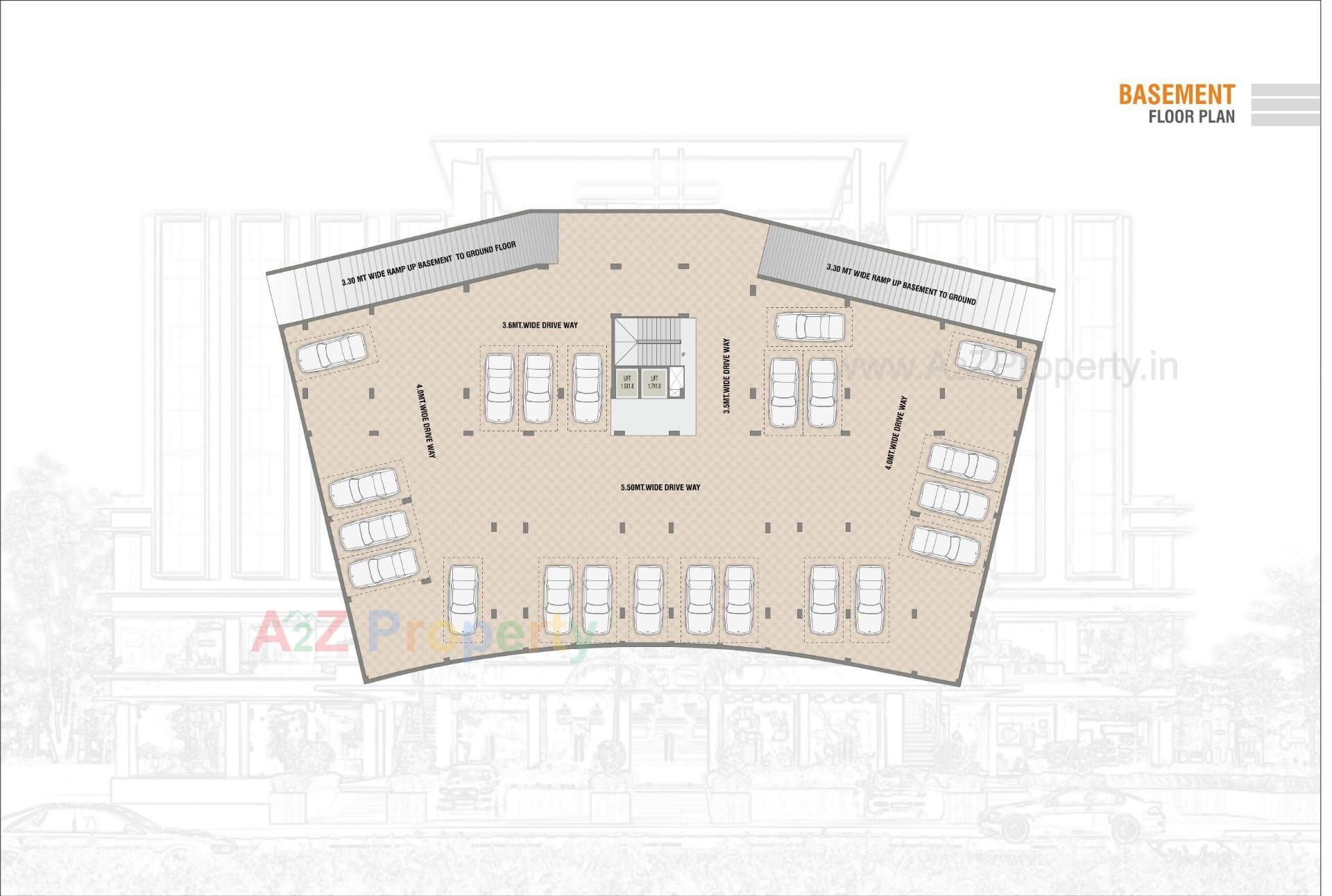 Layout of real estate project Bridge Corner located at Kadi, Mehsana, Gujarat