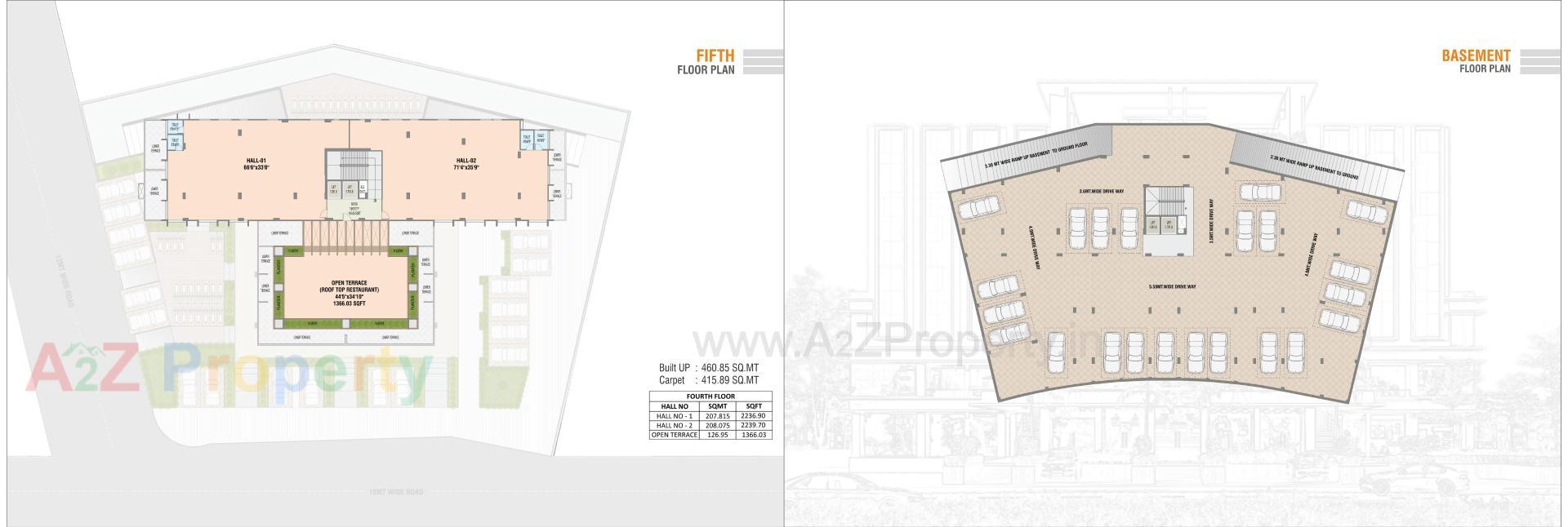 Layout of real estate project Bridge Corner located at Kadi, Mehsana, Gujarat