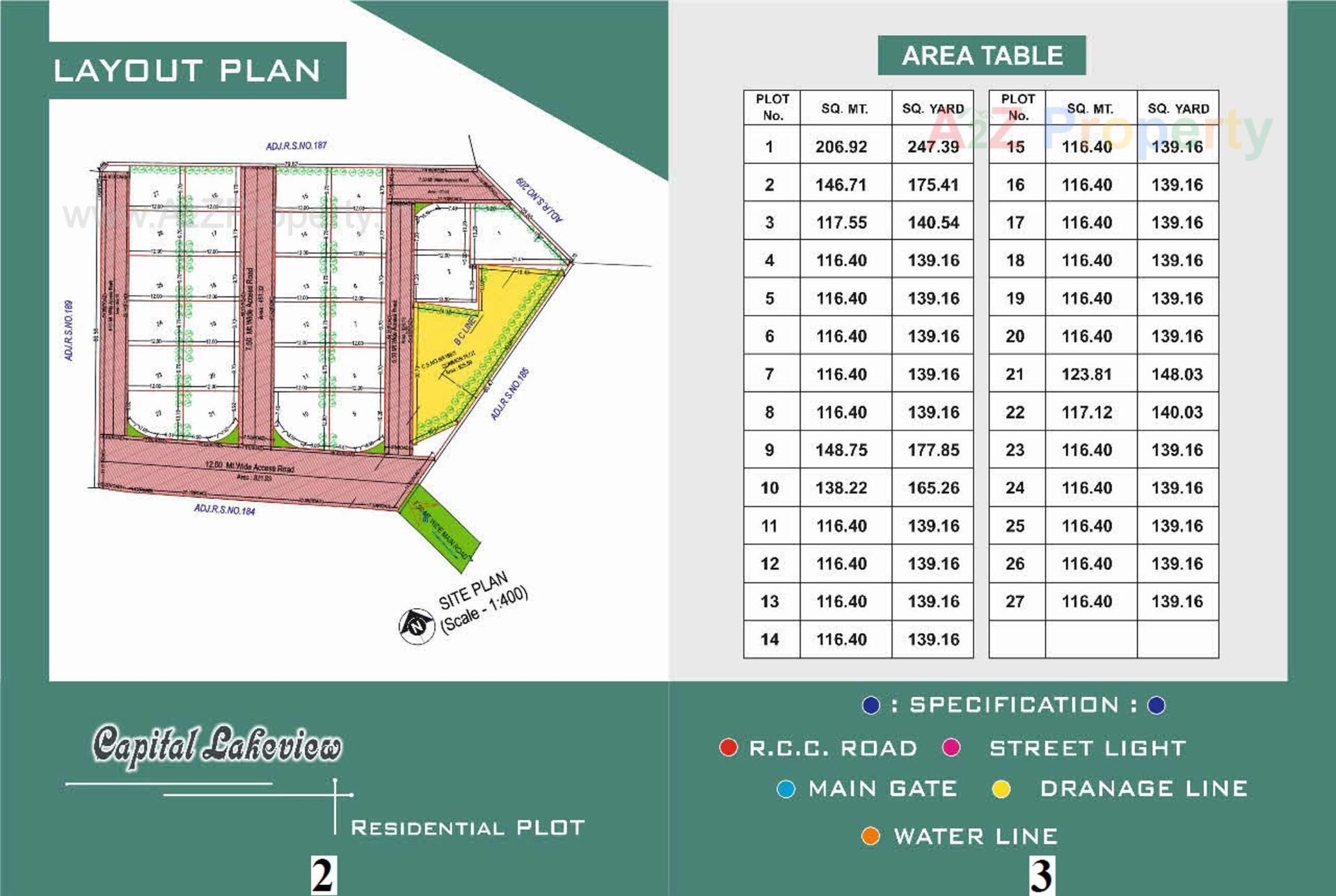  of real estate project Capital Lake View located at Visnagar, Mehsana, Gujarat