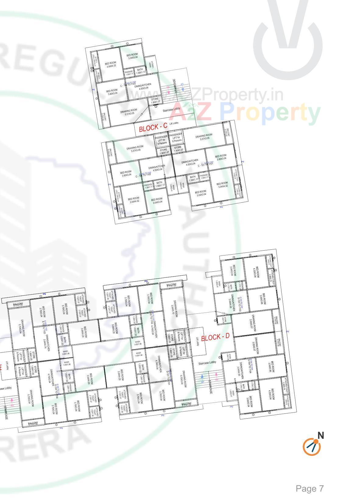 Layout of real estate project Central Vista located at Nagalpur, Mehsana, Gujarat