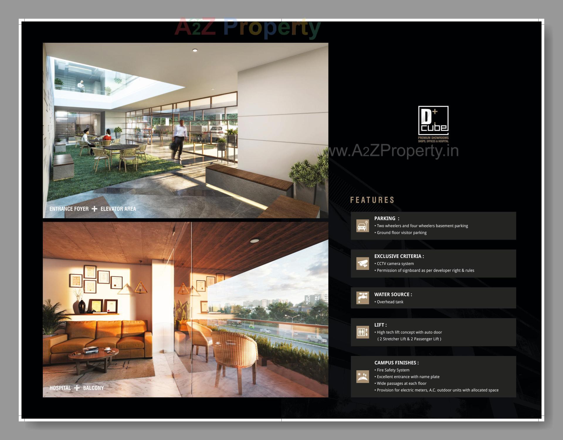 3D Elevation of real estate project D Plus Cube located at Mehsana, Mehsana, Gujarat