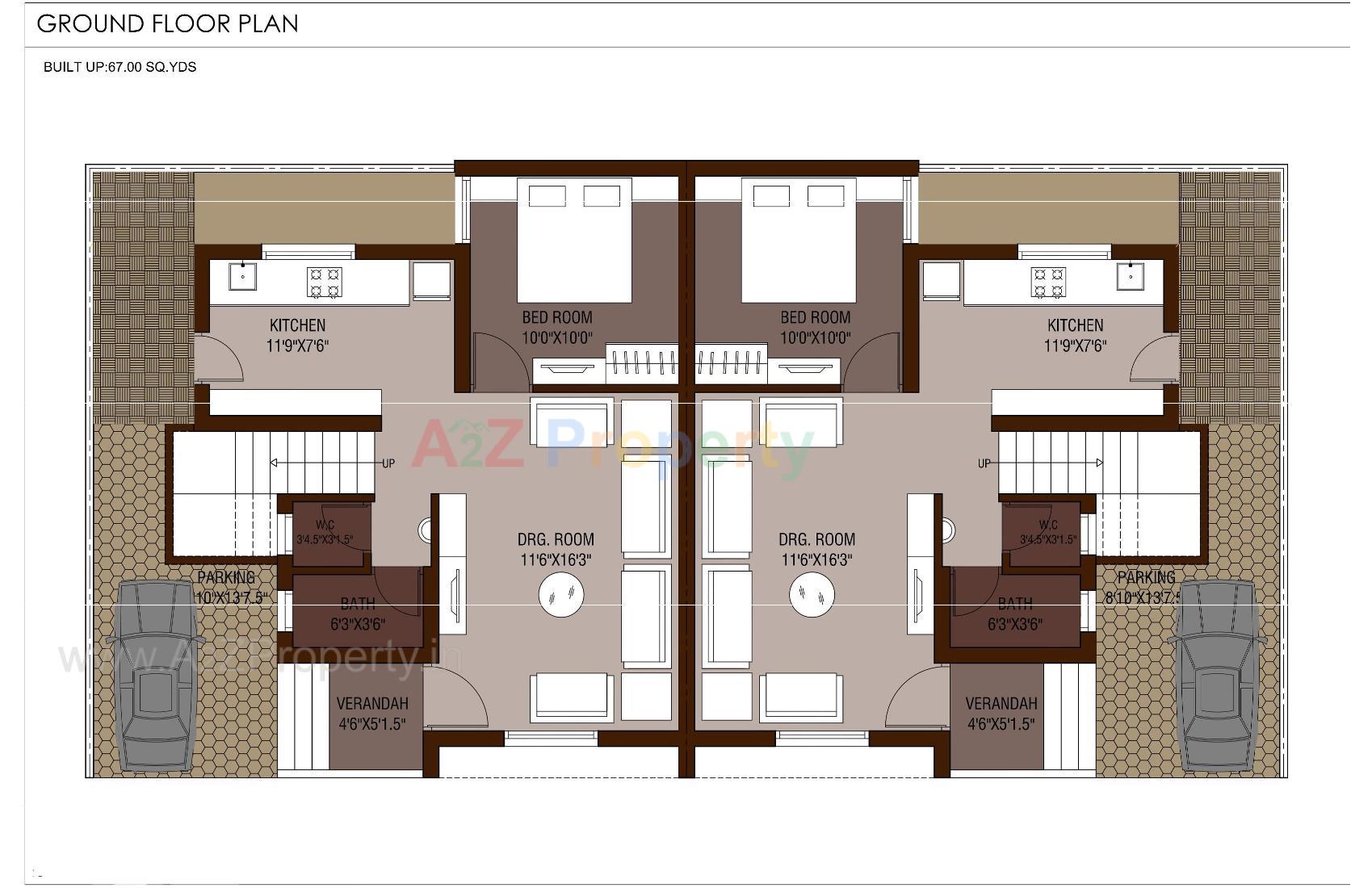 Layout of real estate project Elite Homes located at Nagalpur, Mehsana, Gujarat