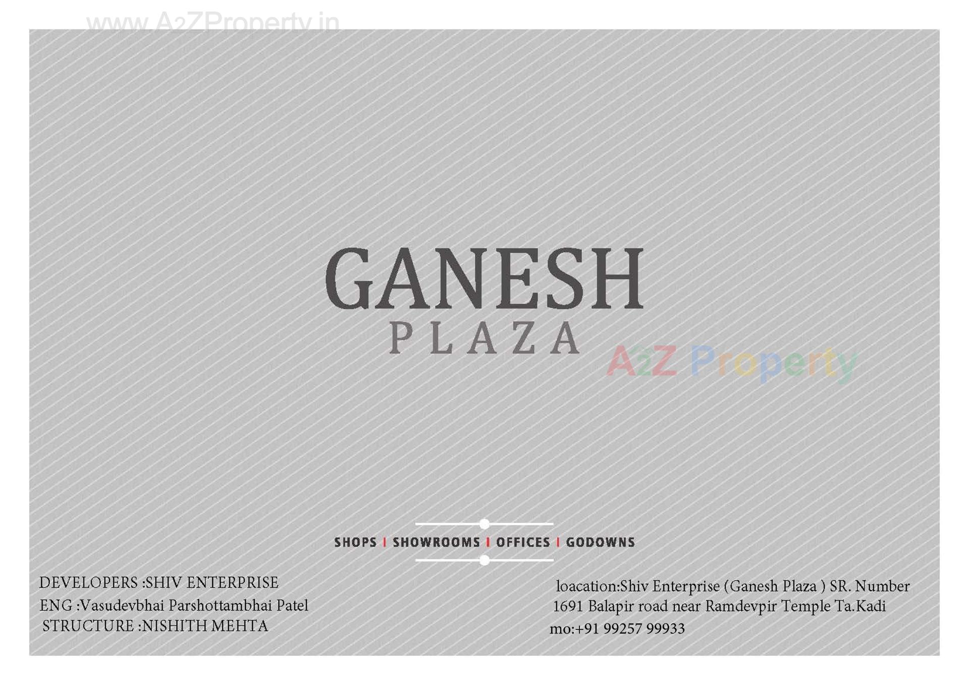  of real estate project Ganesh Plaza located at Kadi, Mehsana, Gujarat