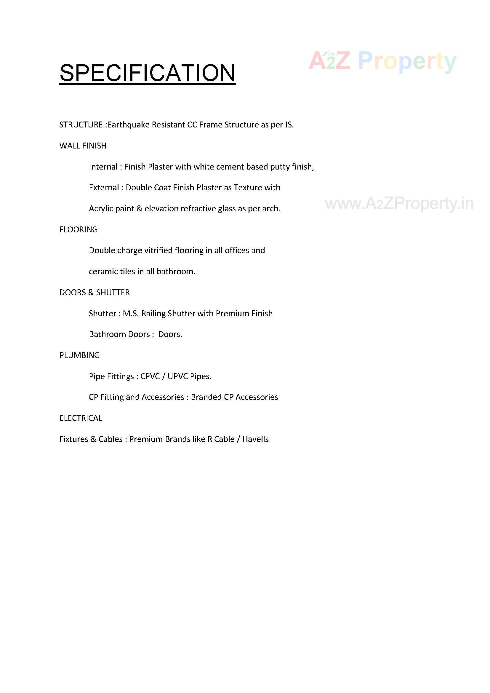  of real estate project Ganesh Plaza located at Kadi, Mehsana, Gujarat