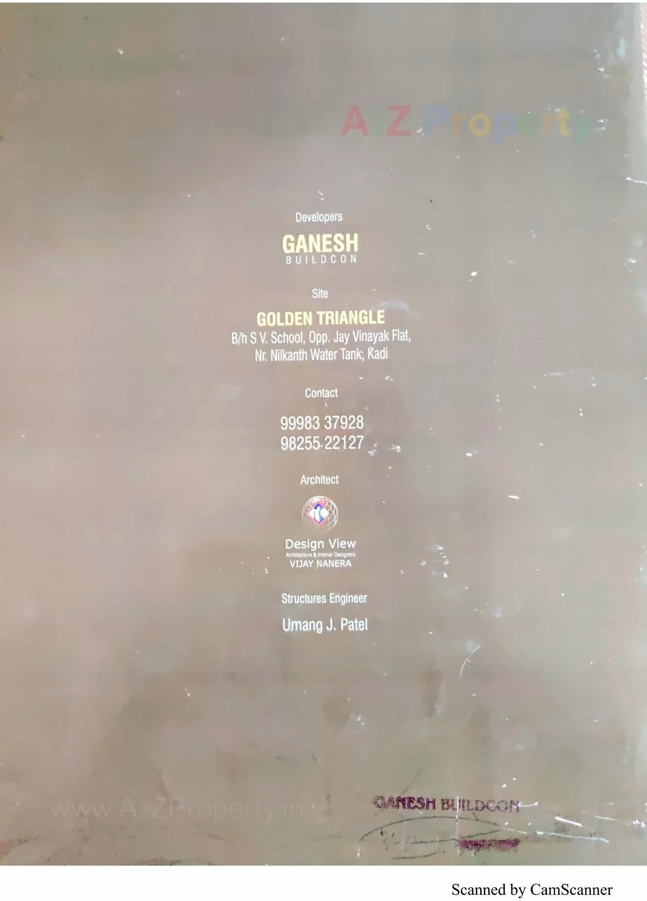  of real estate project Golden Triangle located at Kadi, Mehsana, Gujarat