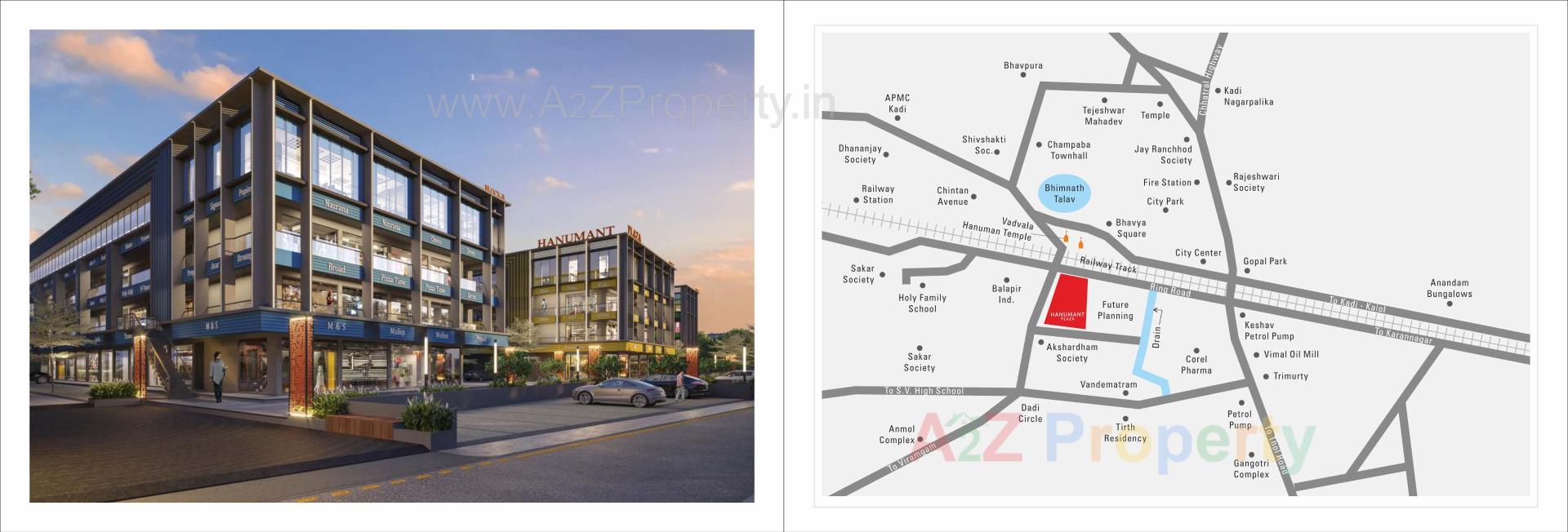  of real estate project Hanumant Plaza located at Kadi, Mehsana, Gujarat