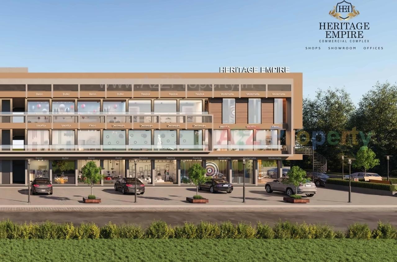 3D Elevation of real estate project Heritage Empire located at Visnagar, Mehsana, Gujarat