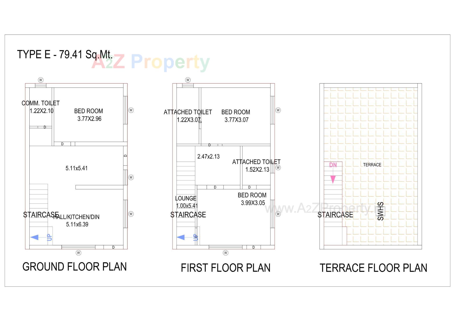 Layout of real estate project Himalaya Villa located at Nagalpur, Mehsana, Gujarat