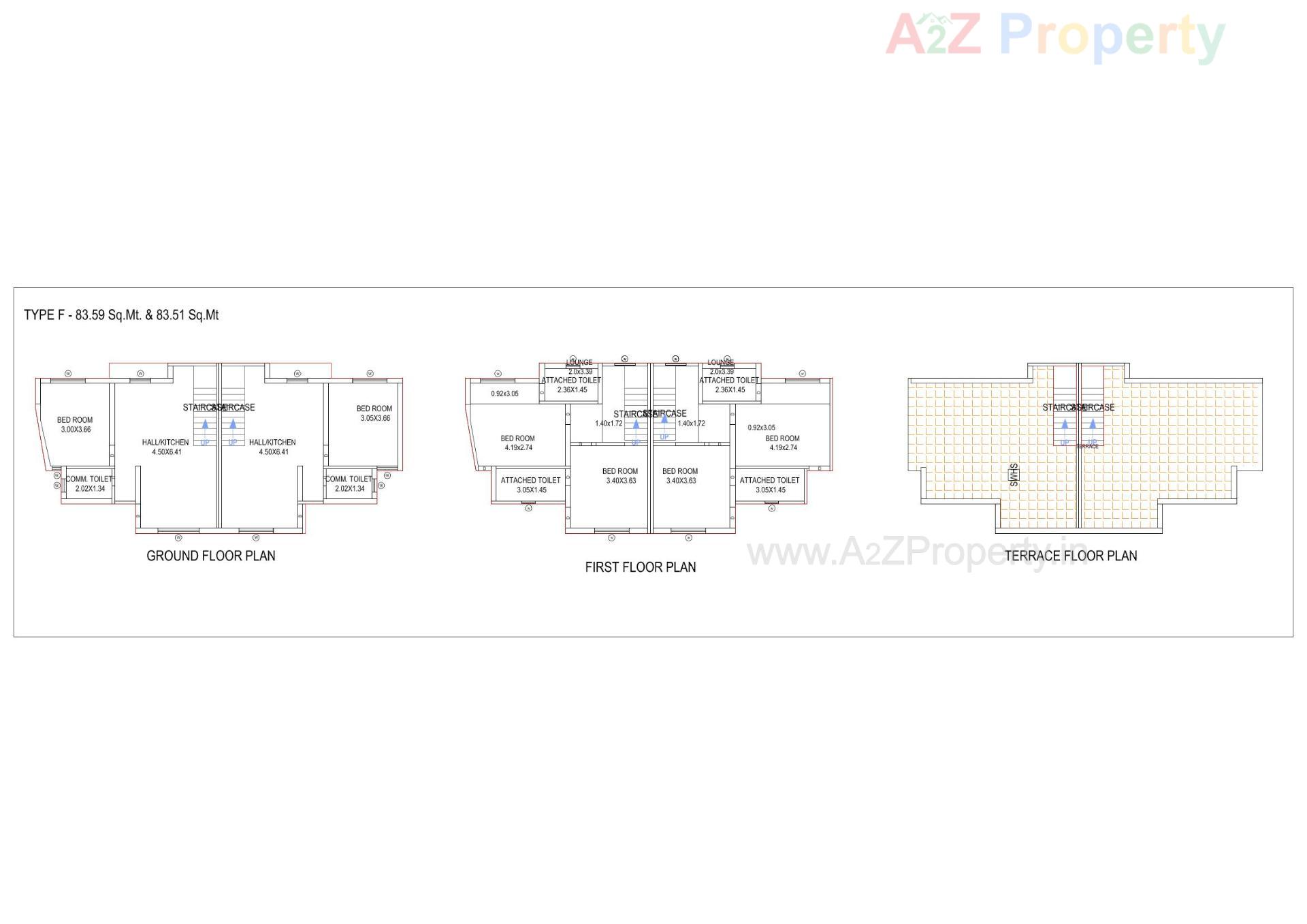 Layout of real estate project Himalaya Villa located at Nagalpur, Mehsana, Gujarat