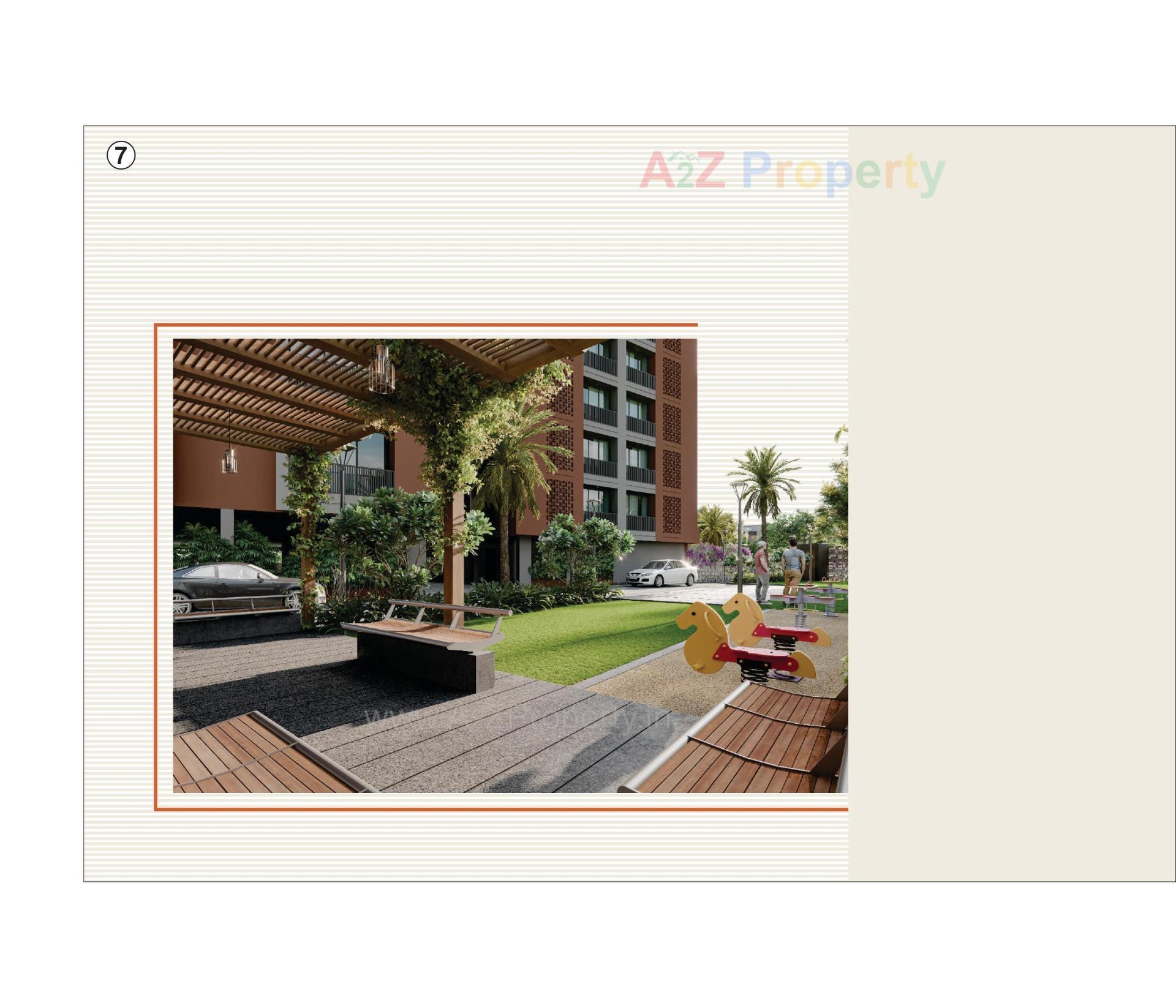 3D Elevation of real estate project Jay Vinayak Heights One located at Kadi, Mehsana, Gujarat