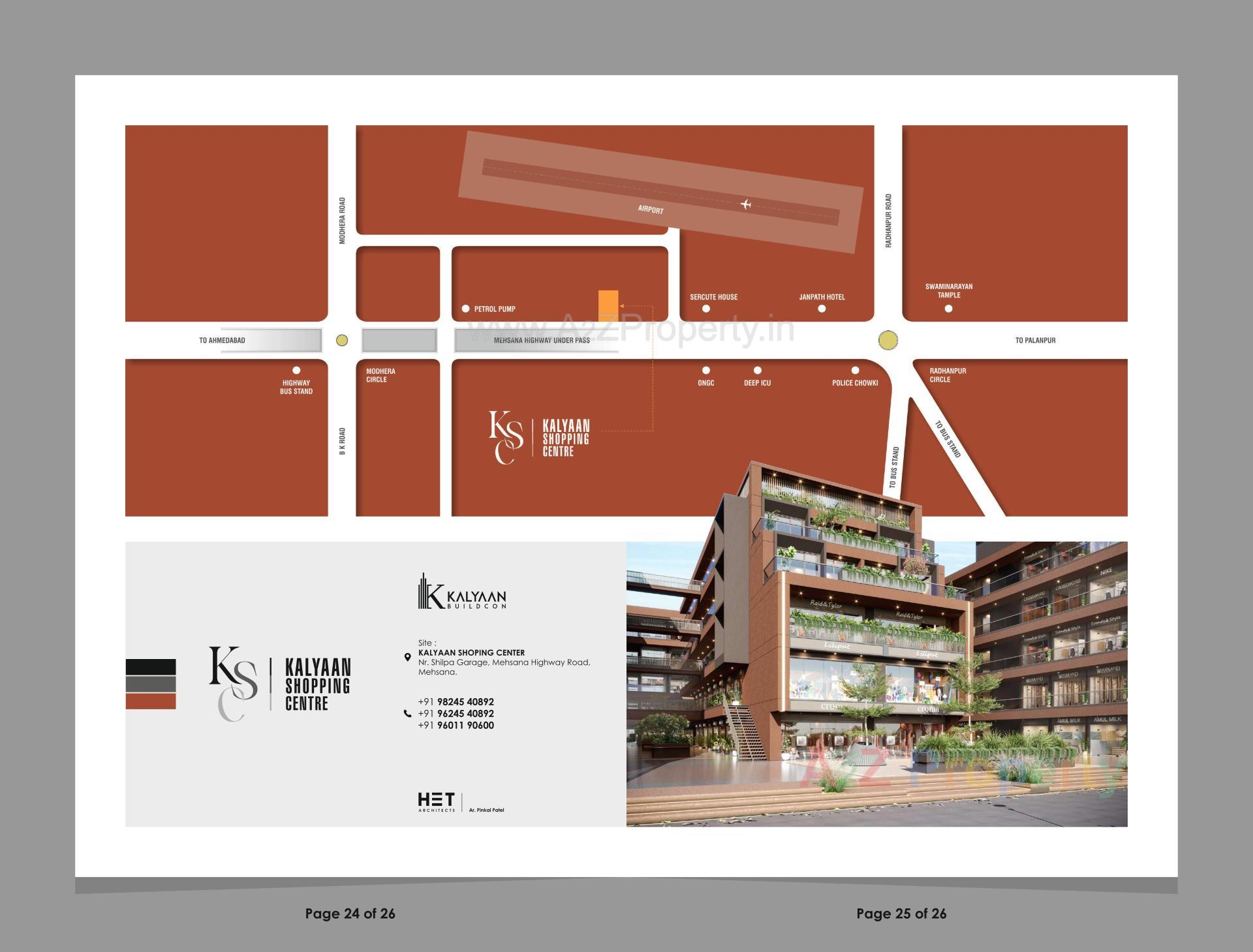  of real estate project Kalyaan Shopping Center located at Mehsana, Mehsana, Gujarat