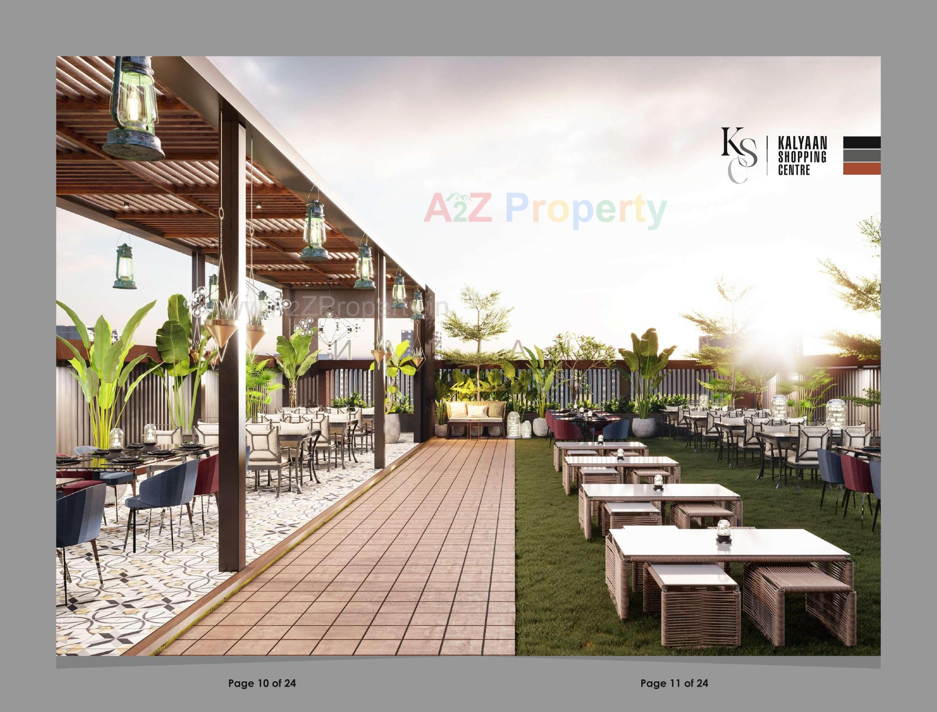 3D Elevation of real estate project Kalyaan Shopping Center located at Mehsana, Mehsana, Gujarat