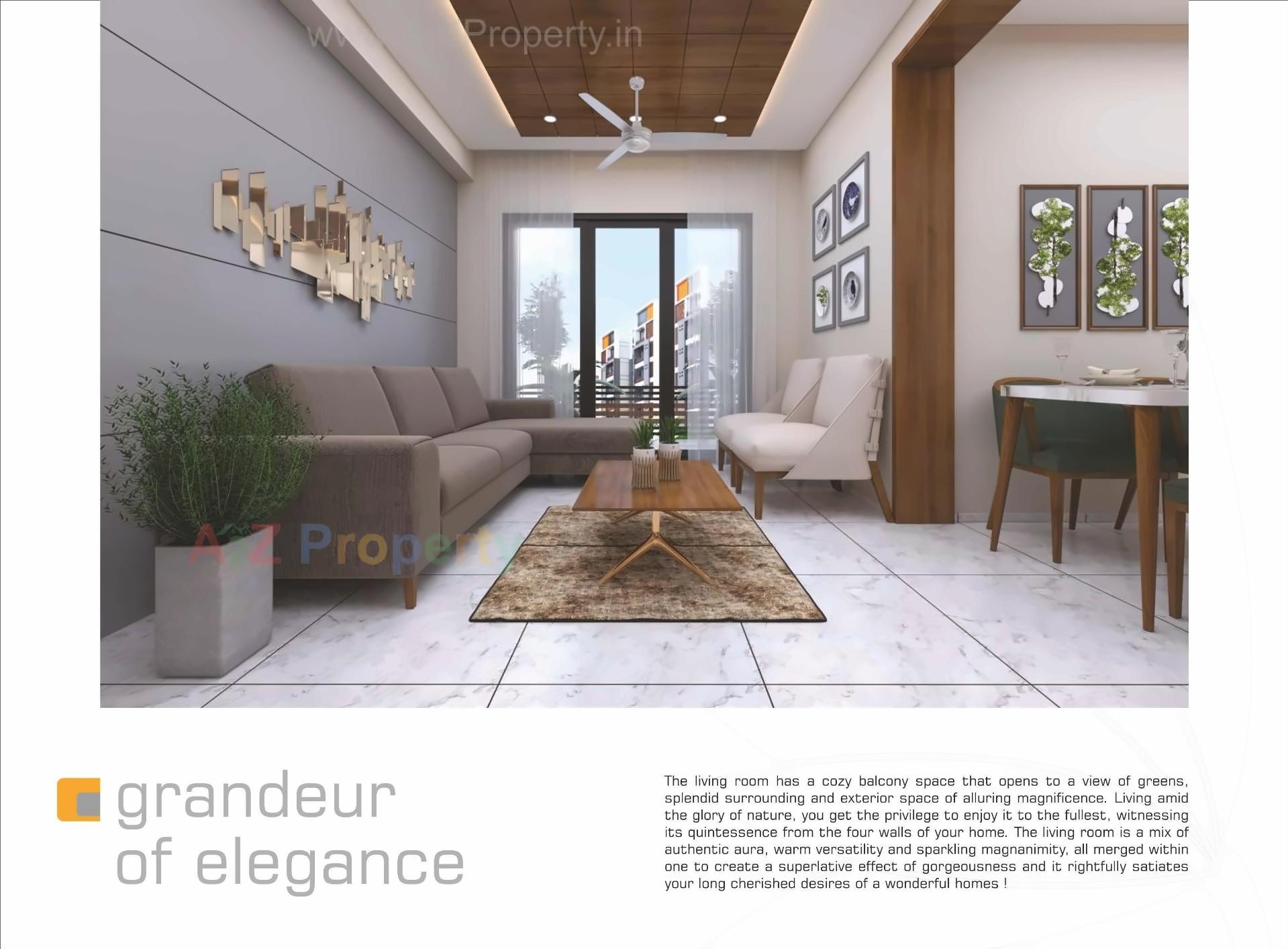 3D Elevation of real estate project Maa Enclave located at Kadi, Mehsana, Gujarat