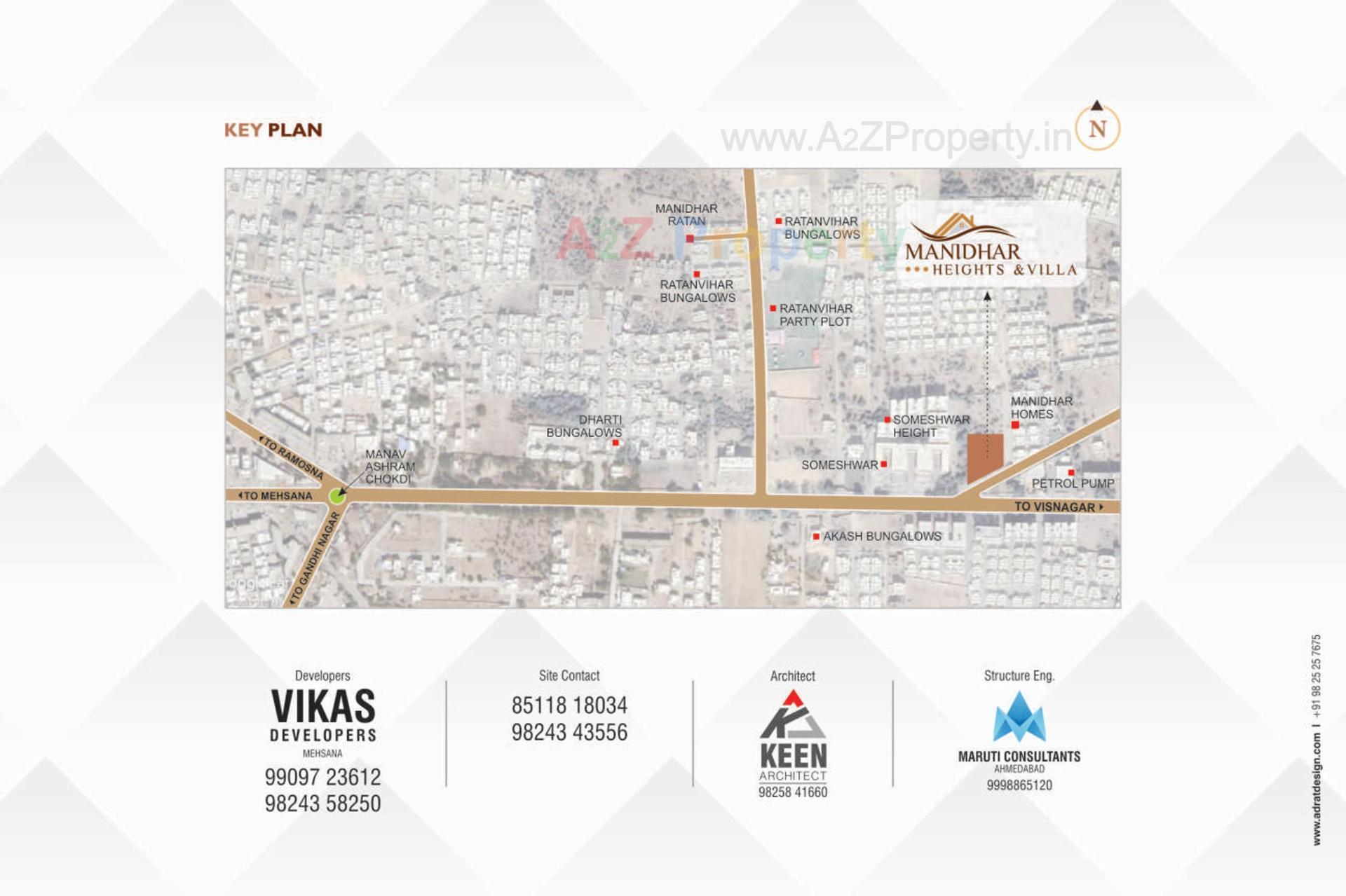  of real estate project Manidhar Heights   Villa located at Mahesana, Mehsana, Gujarat