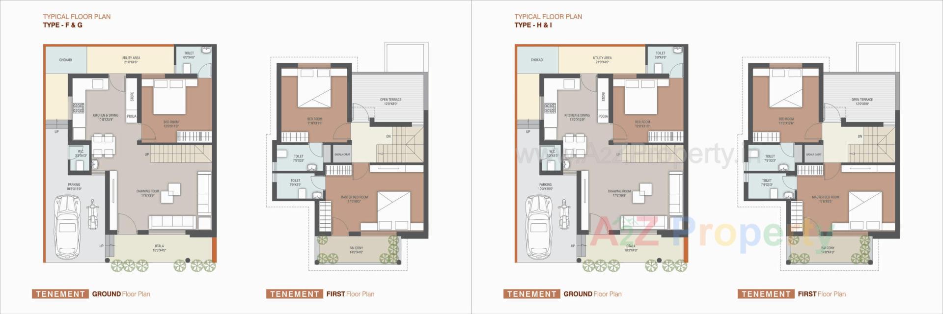 Layout of real estate project Manidhar Heights   Villa located at Mahesana, Mehsana, Gujarat