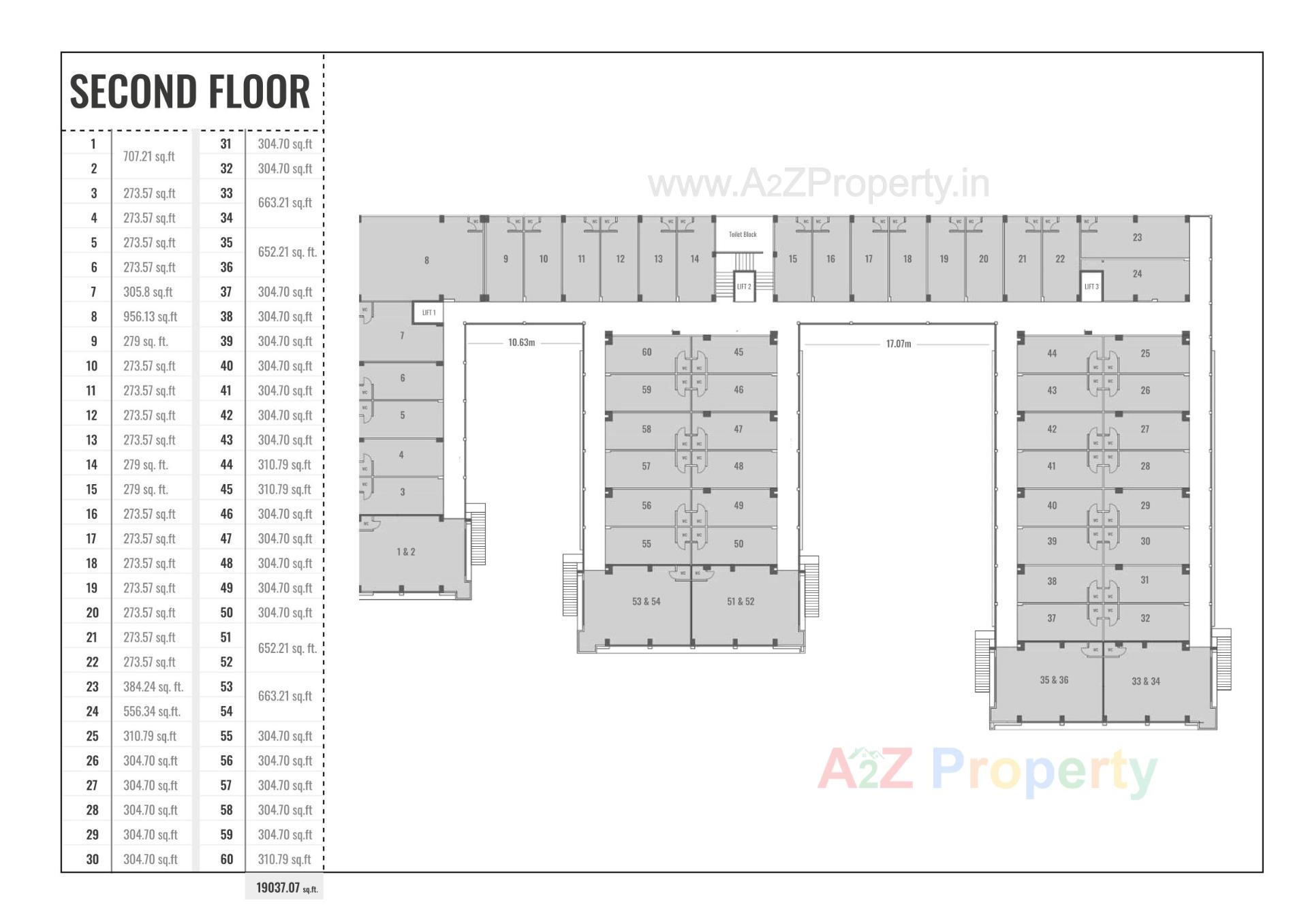 Layout of real estate project Nirman The Bussiness Hub located at Mehsana, Mehsana, Gujarat