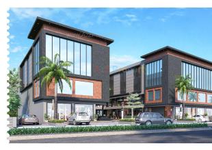 Elevation of real estate project Nirman The Bussiness Hub located at Mehsana, Mehsana, Gujarat