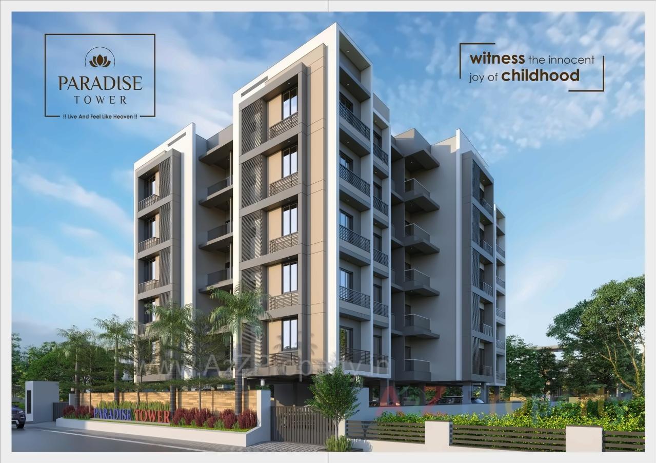 3D Elevation of real estate project Paradise Tower located at Mehsana, Mehsana, Gujarat