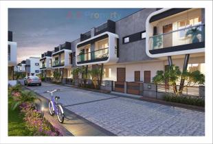 Elevation of real estate project Parmanand City located at Kadi, Mehsana, Gujarat