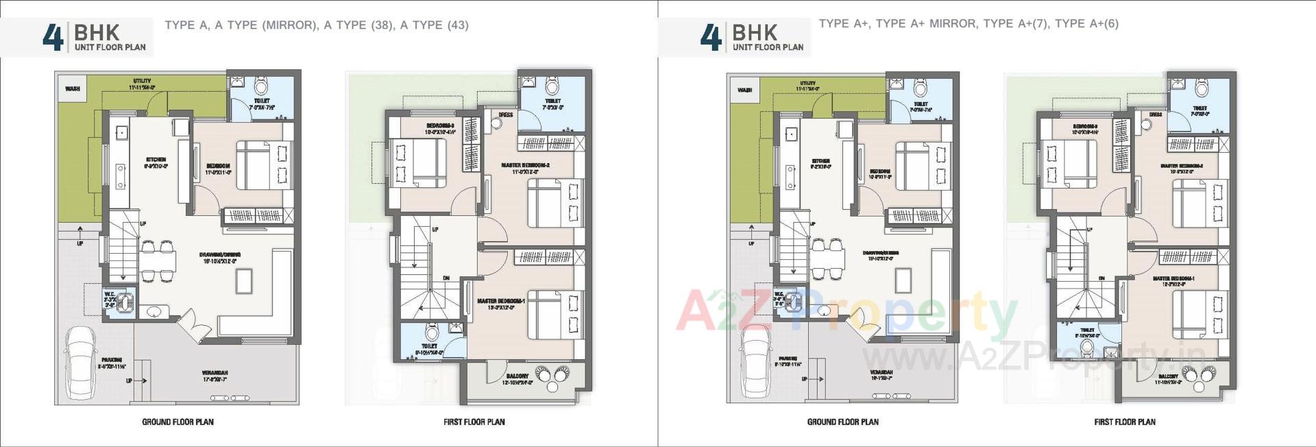 Layout of real estate project Parmanand City located at Kadi, Mehsana, Gujarat