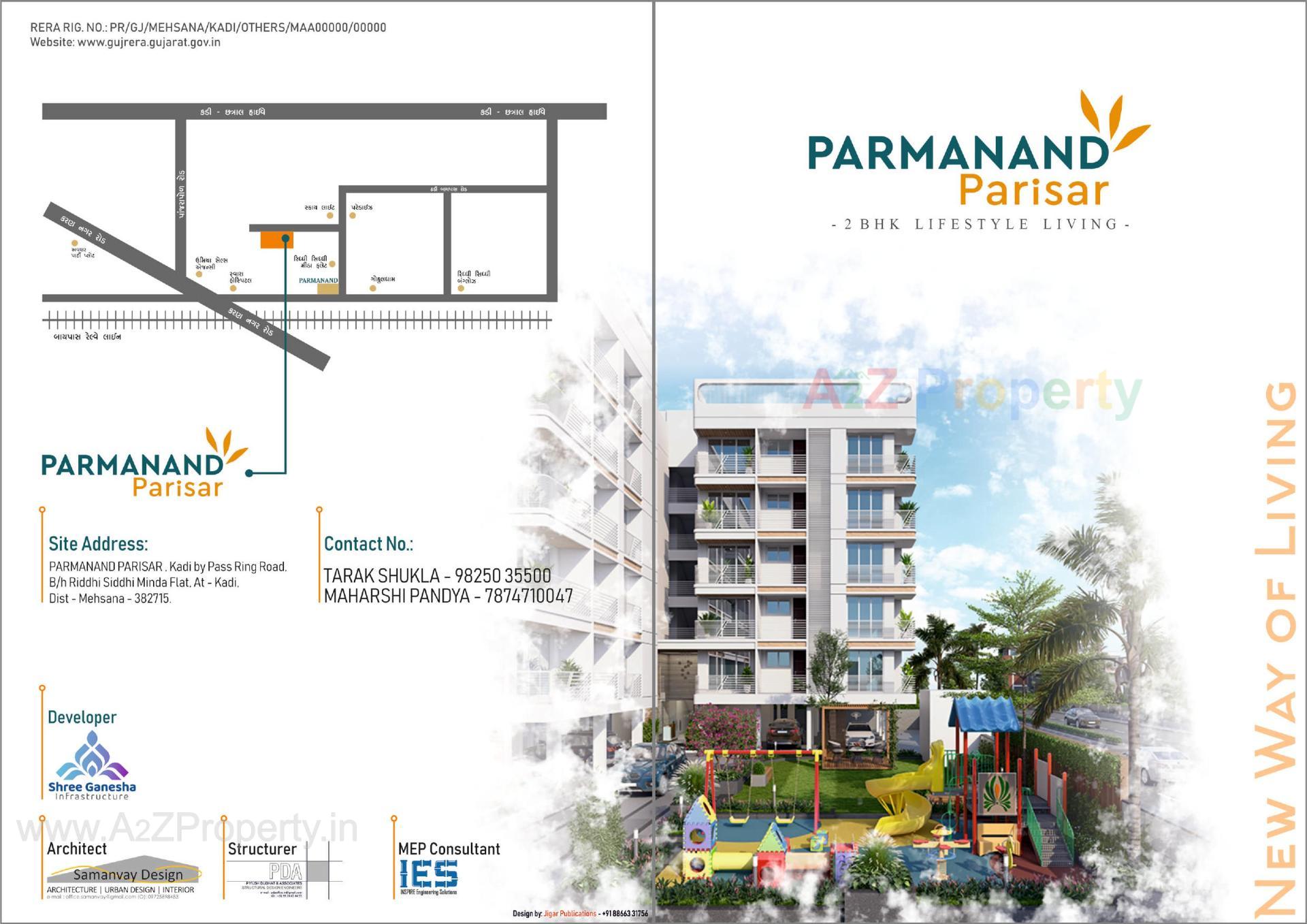  of real estate project Parmanand Parisar located at Kadi, Mehsana, Gujarat