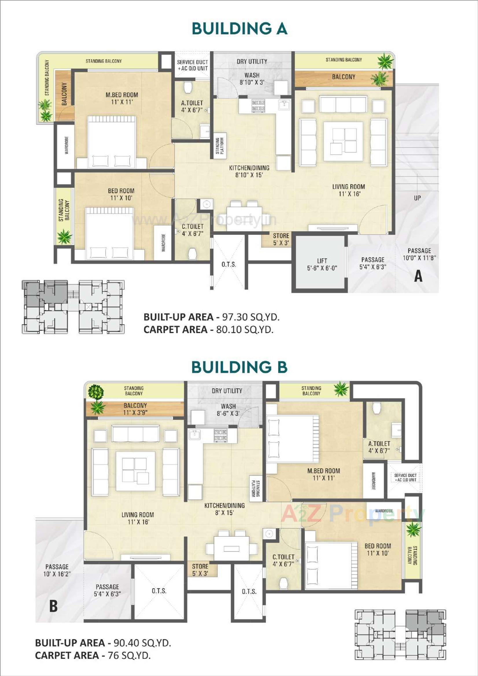 Layout of real estate project Parmanand Parisar located at Kadi, Mehsana, Gujarat