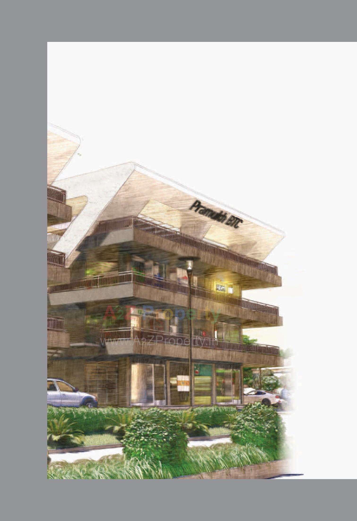 3D Elevation of real estate project Pramukh Btc located at Visnagar, Mehsana, Gujarat