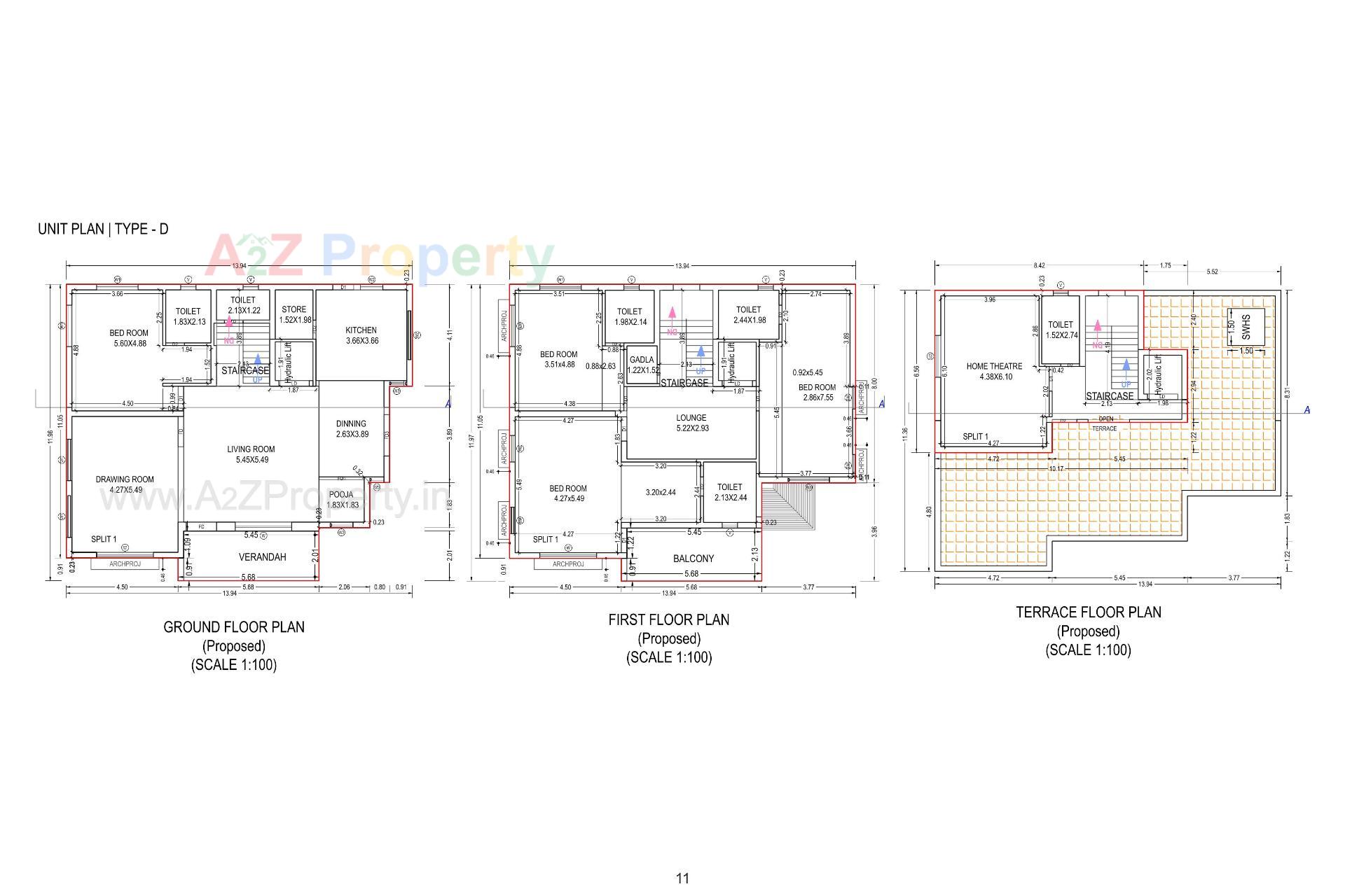 Layout of real estate project Raj Royal located at Kadi, Mehsana, Gujarat