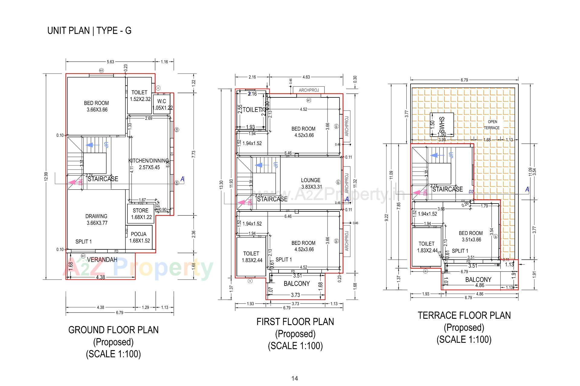 Layout of real estate project Raj Royal located at Kadi, Mehsana, Gujarat