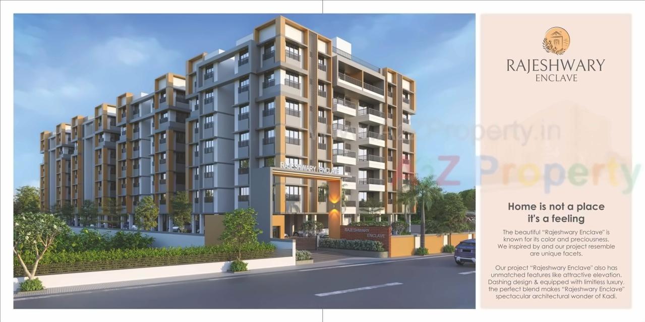 3D Elevation of real estate project Rajeshwari Enclave located at Mehsana, Mehsana, Gujarat