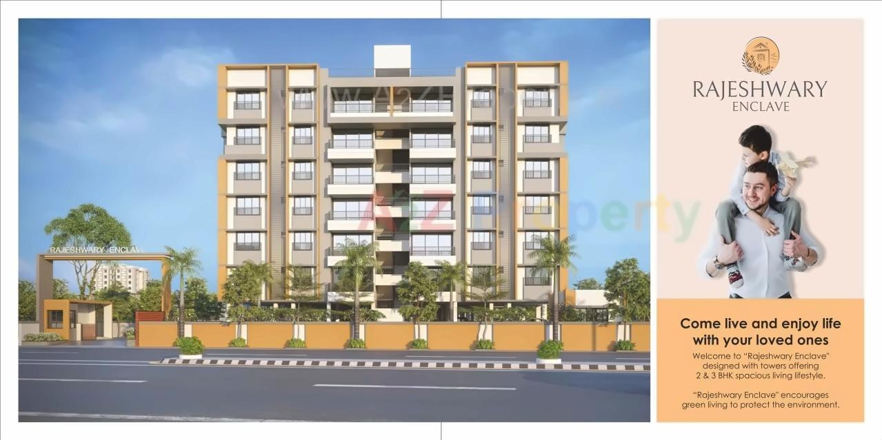 3D Elevation of real estate project Rajeshwari Enclave located at Mehsana, Mehsana, Gujarat
