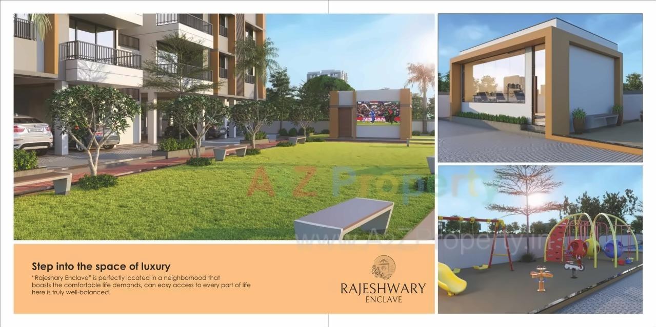 3D Elevation of real estate project Rajeshwari Enclave located at Mehsana, Mehsana, Gujarat
