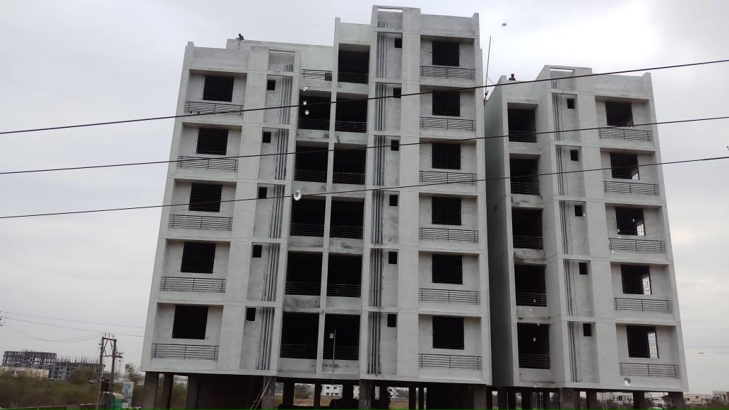195606_const of real estate project Riddhi Siddhi Flats located at Kadi, Mehsana, Gujarat