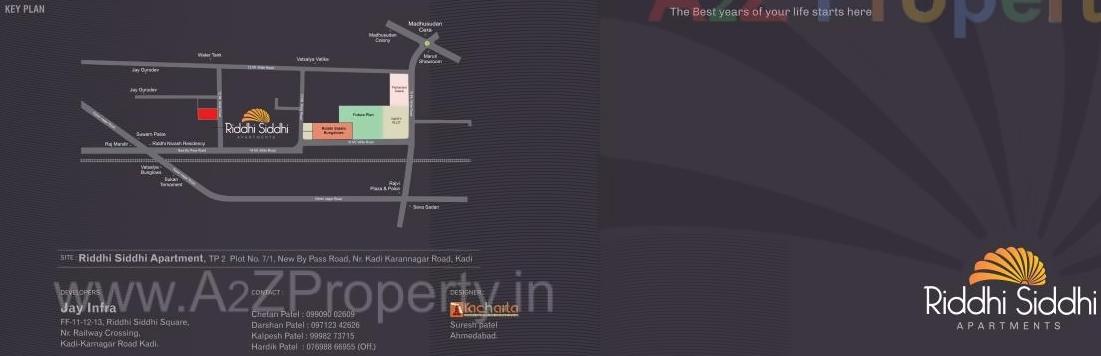  of real estate project Riddhi Siddhi Flats located at Kadi, Mehsana, Gujarat