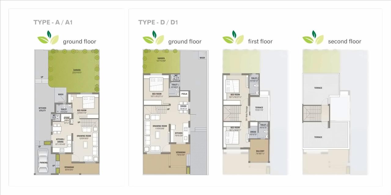 Layout of real estate project Riddhi Siddhi Villa located at Kadi, Mehsana, Gujarat